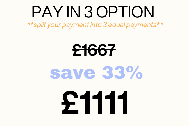 pay in 3 at £1111