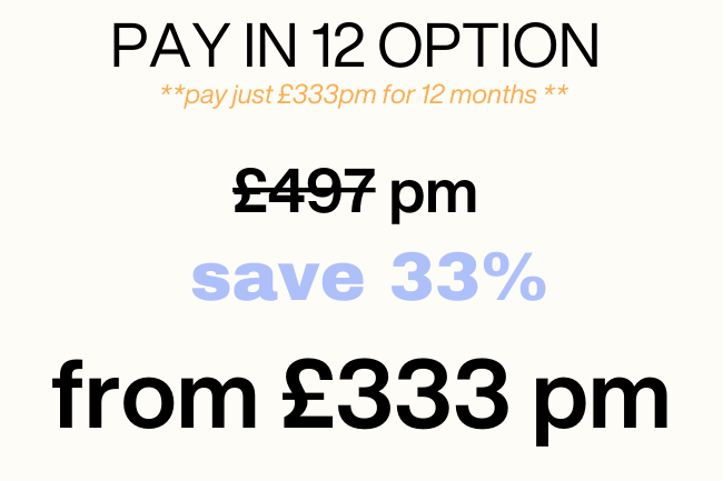 pay in 12 at £333